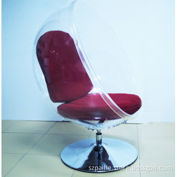 Transparent Acrylic Rotating Ball Chair